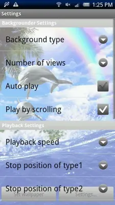 Dolphin Rainbow Trial android App screenshot 0